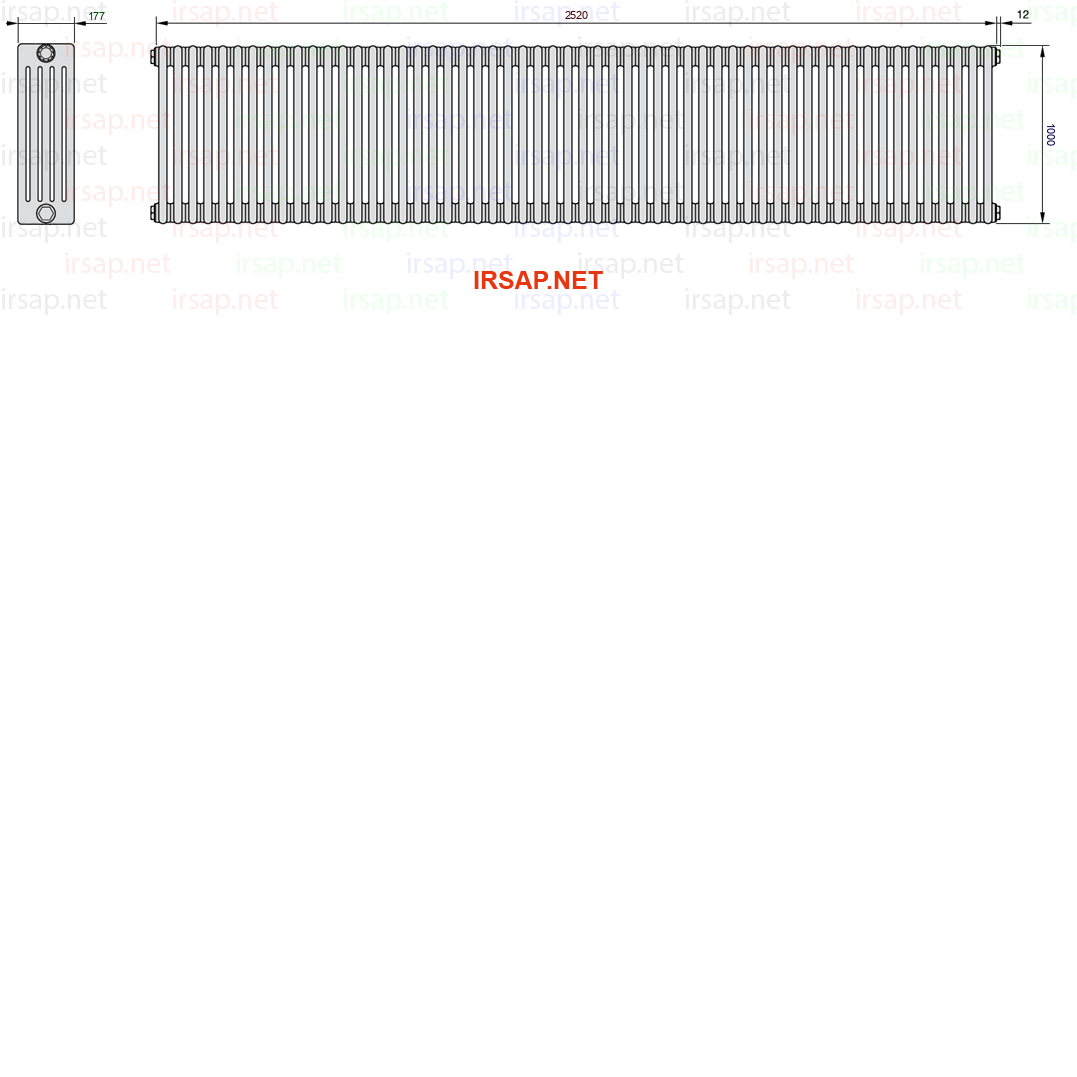 Радиатор IRSAP Tesi 51000/56 T12 CL 01
